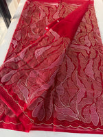 Organza Saree/ 165h