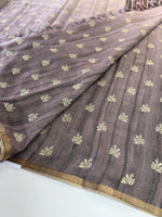 Linen Blened Saree/ RLM56