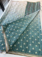 Linen Blened Saree/ RLM56