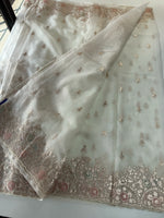 Premium soft organza saree/MC200