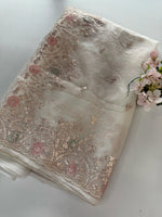 Premium soft organza saree/MC200