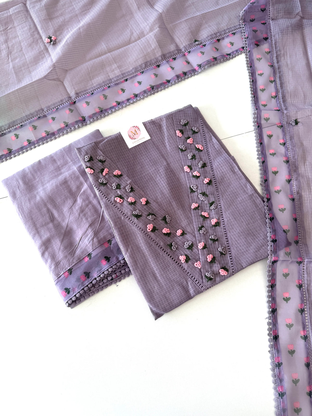 Silky Kotta unstitched salwar set/ U4916