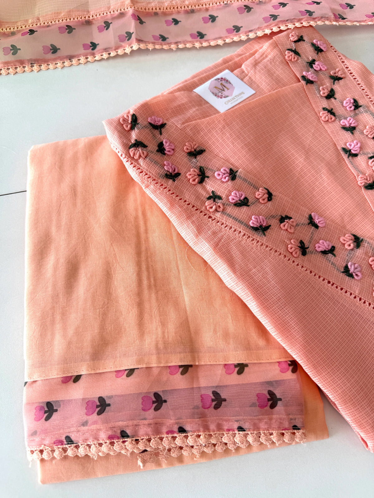 Silky Kotta unstitched salwar set/ U4916