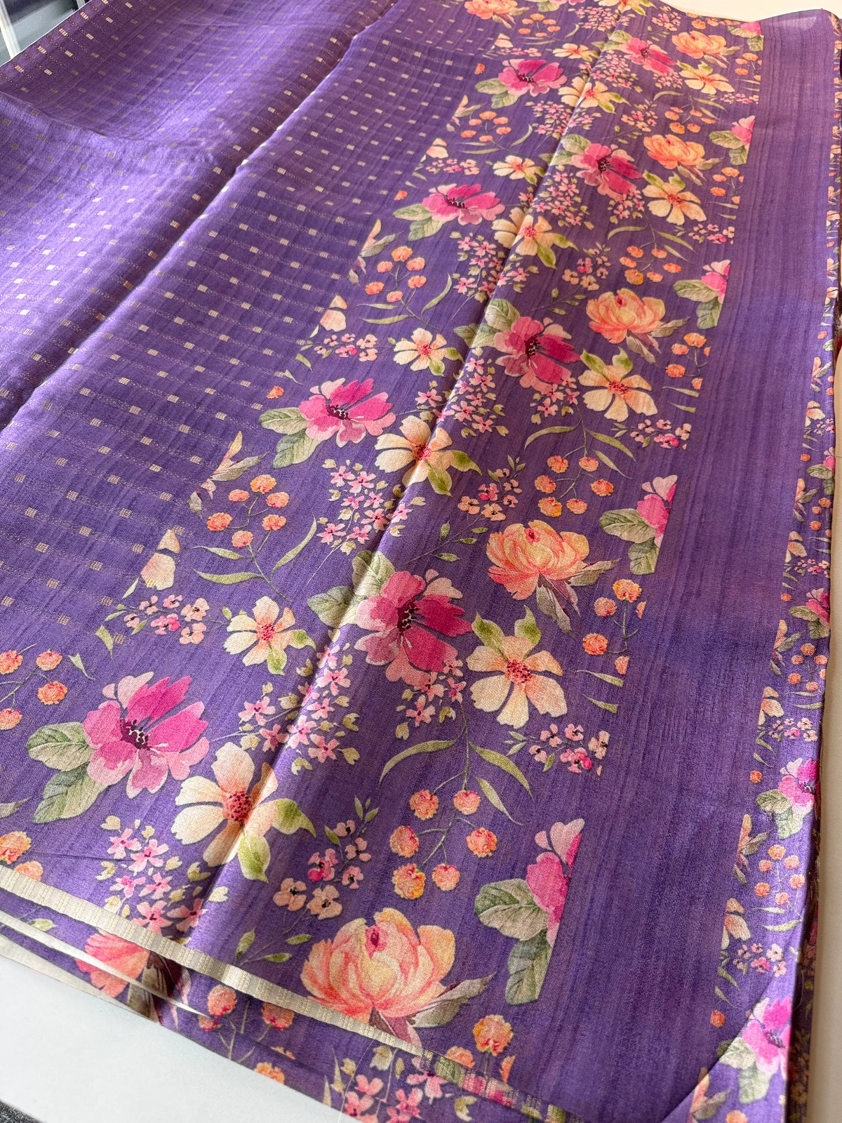 Semi Tussar Saree / MKVE