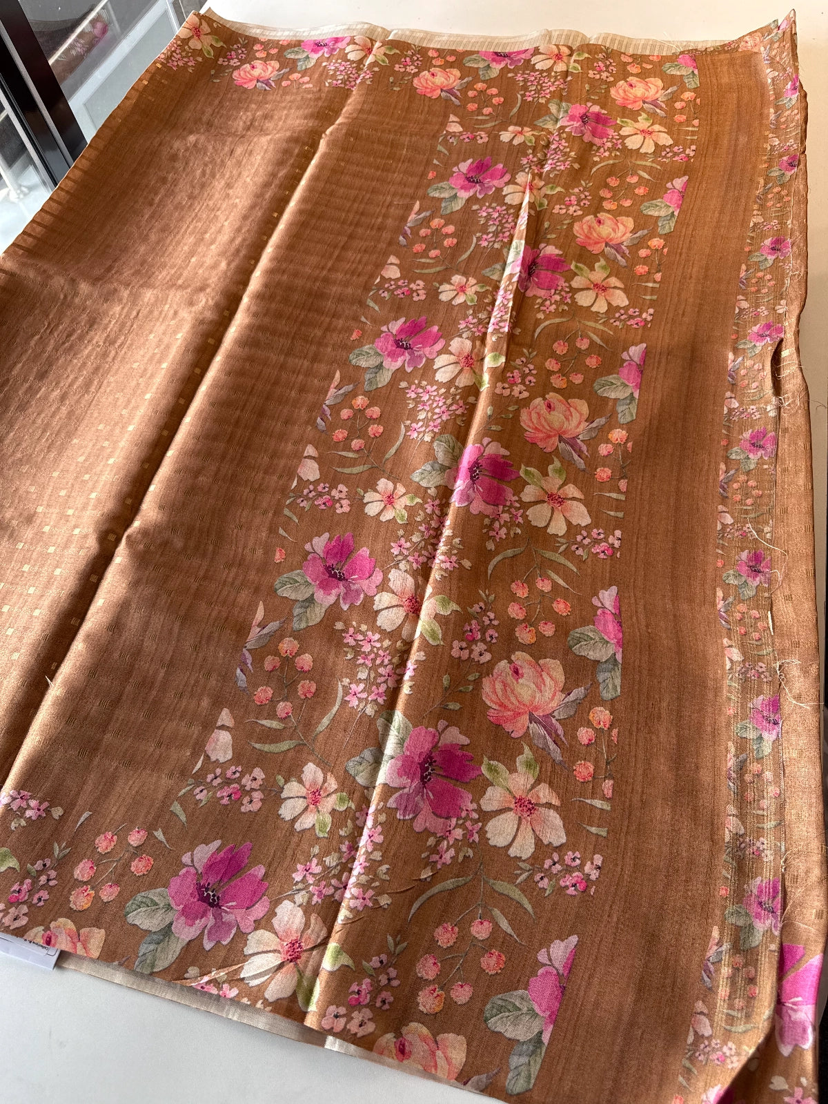 Semi Tussar Saree / MKVE