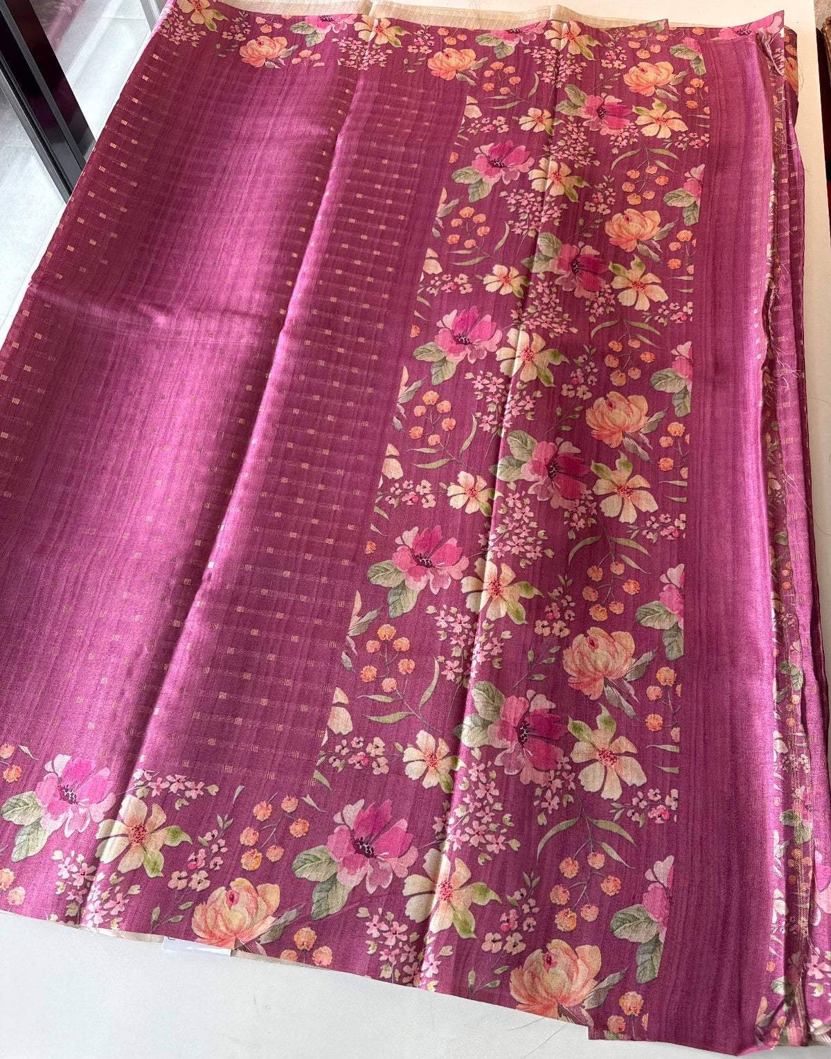 Semi Tussar Saree / MKVE