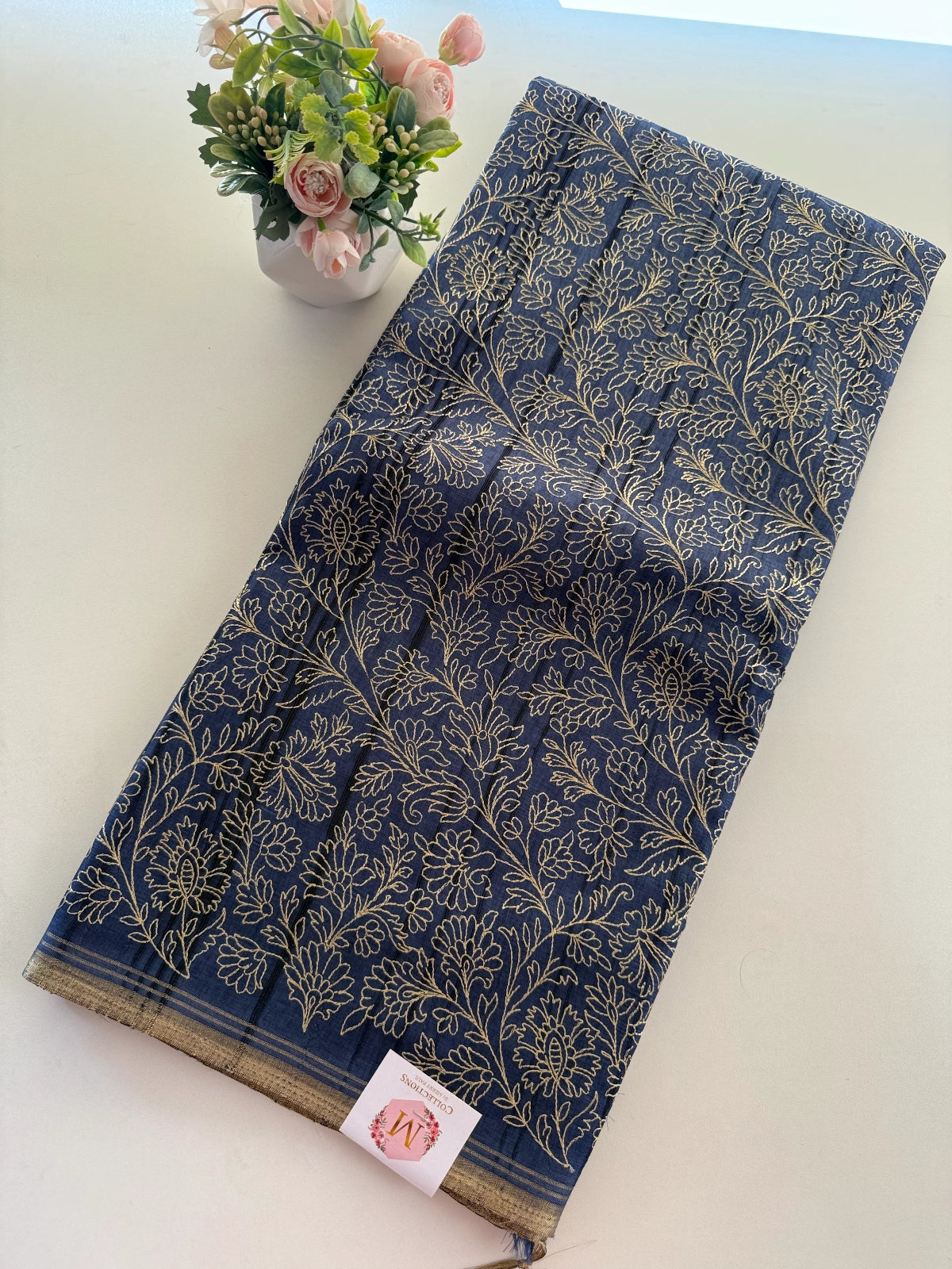 Semi Tussar Silk Saree / MD259
