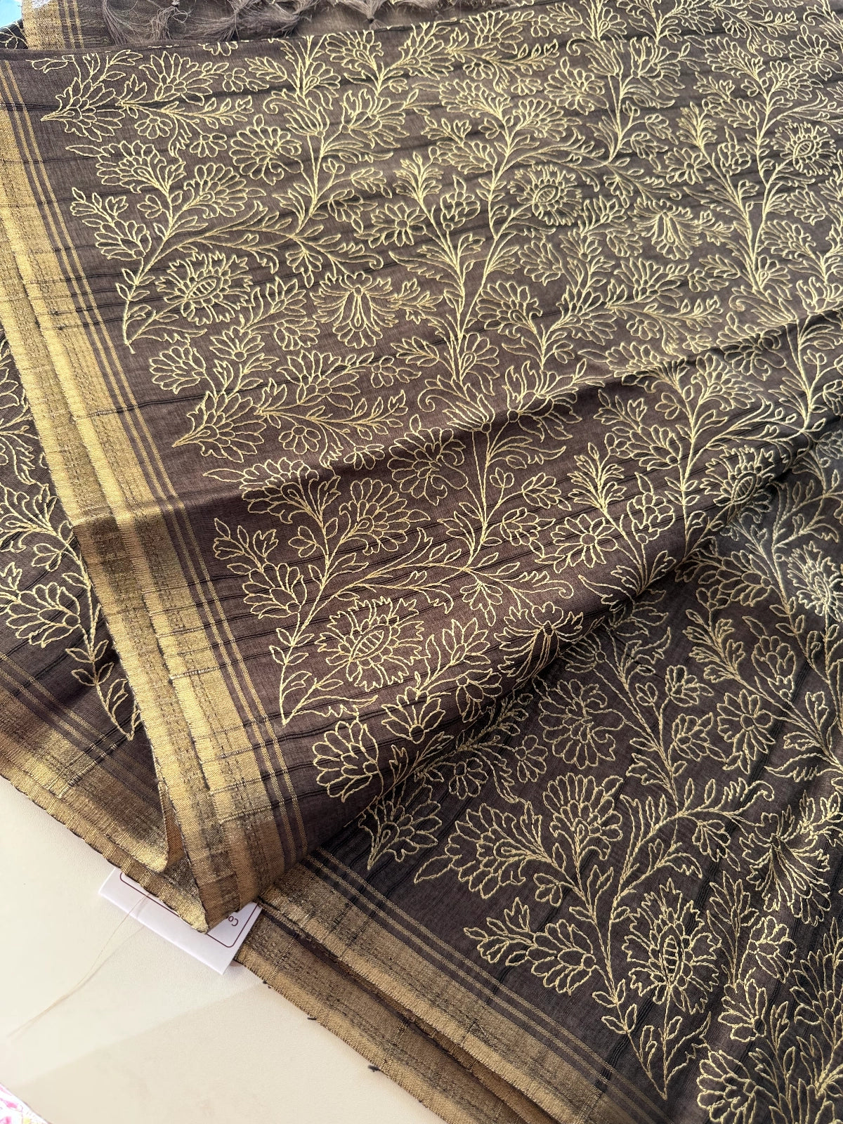 Semi Tussar Silk Saree / MD259