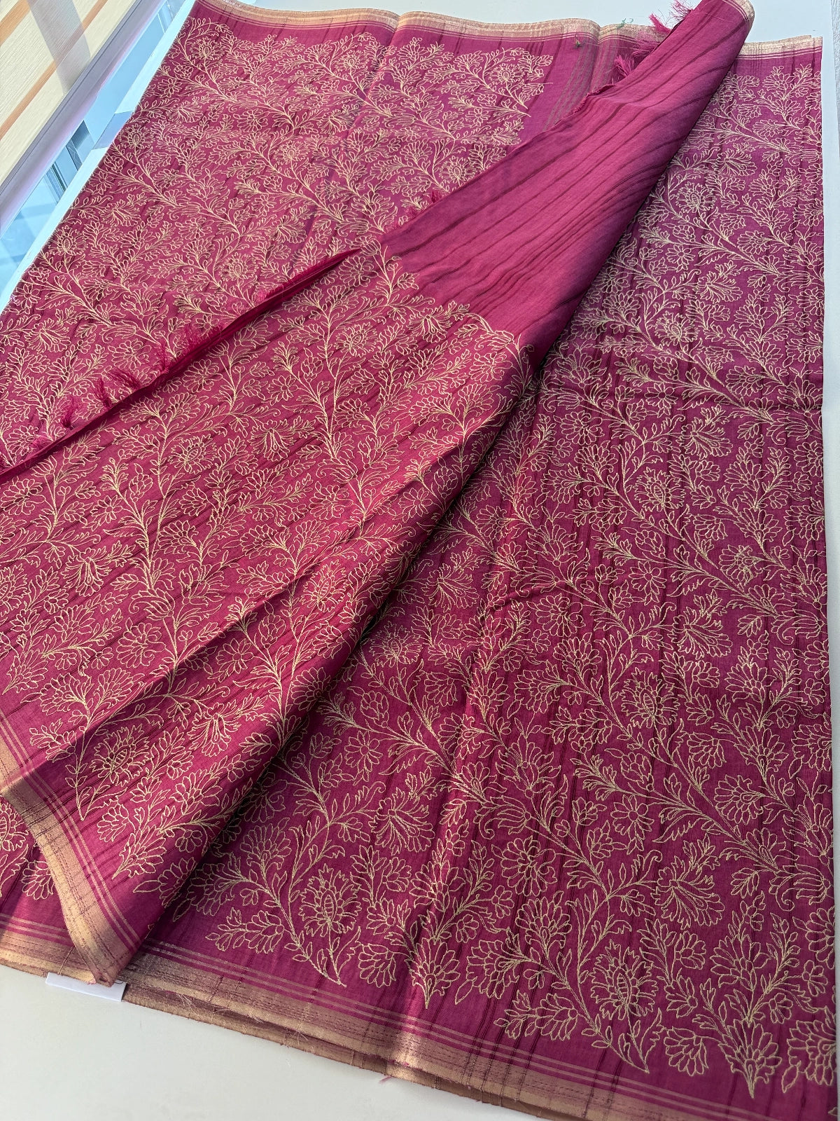Semi Tussar Silk Saree / MD259