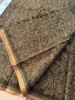 Semi Tussar Silk Saree / MD259