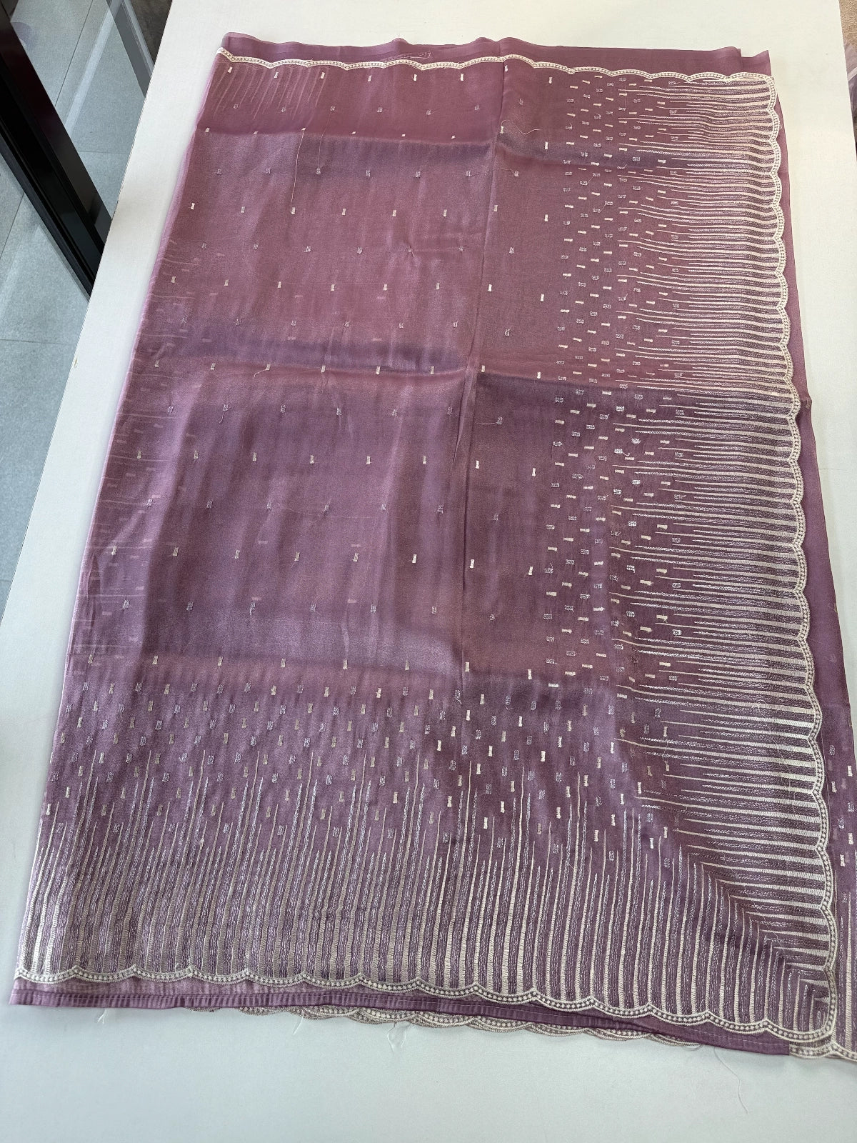Tissue Organza Saree/ CW367