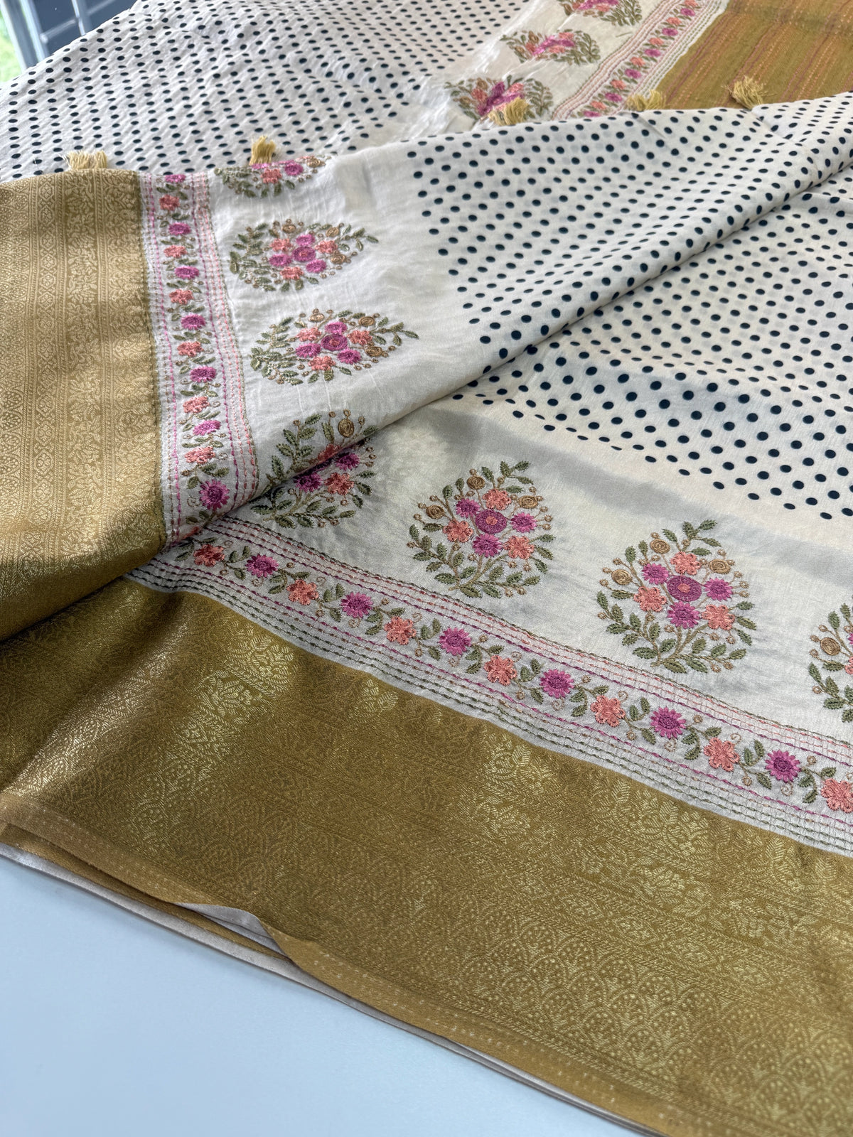Modal silk saree / 633B