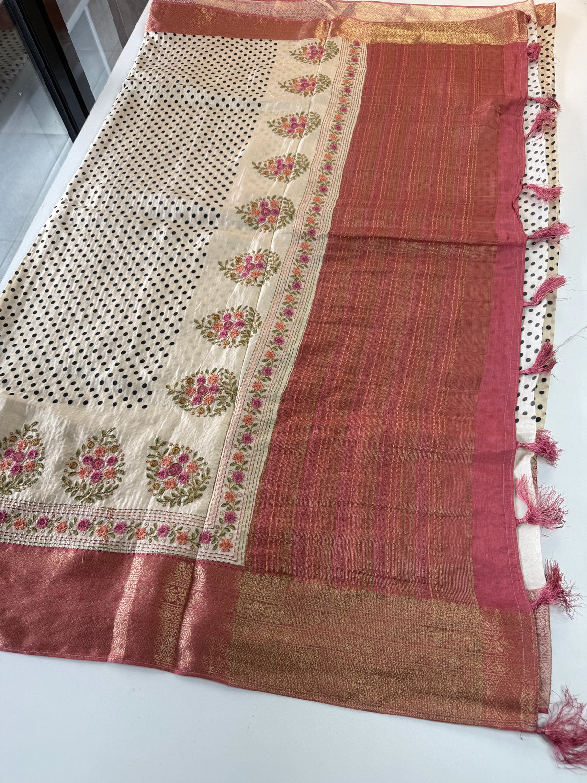 Modal silk saree / 633B