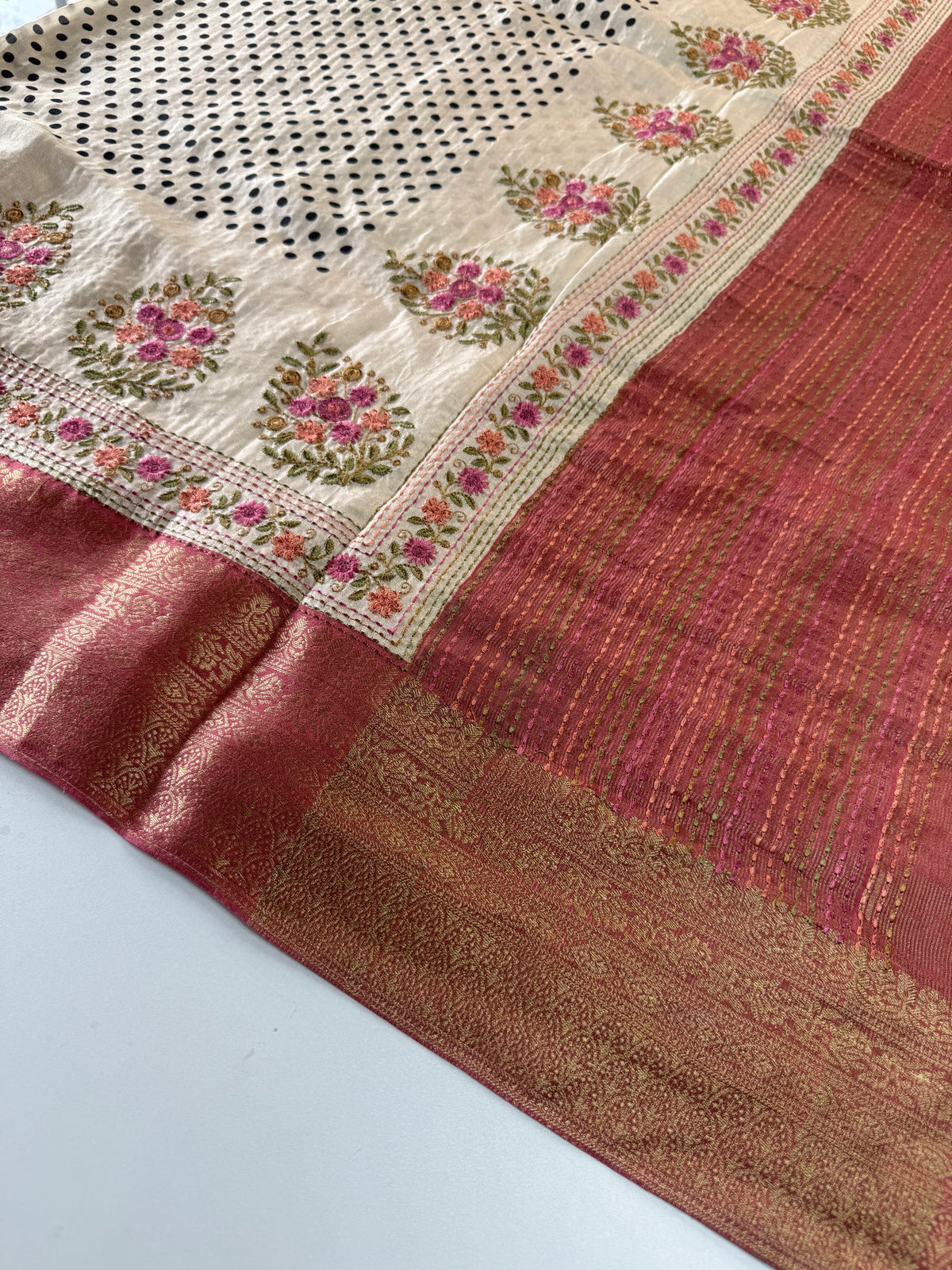 Modal silk saree / 633B