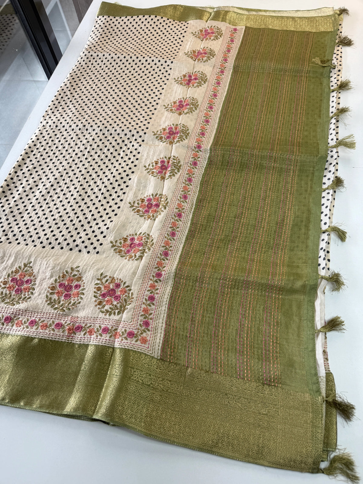 Modal silk saree / 633B