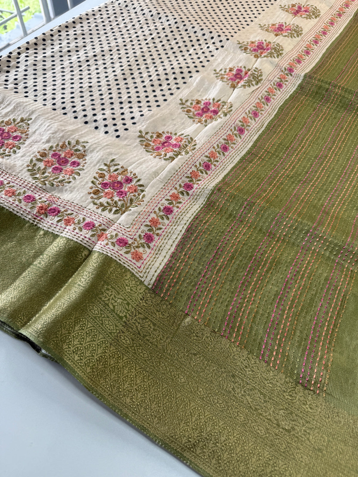 Modal silk saree / 633B
