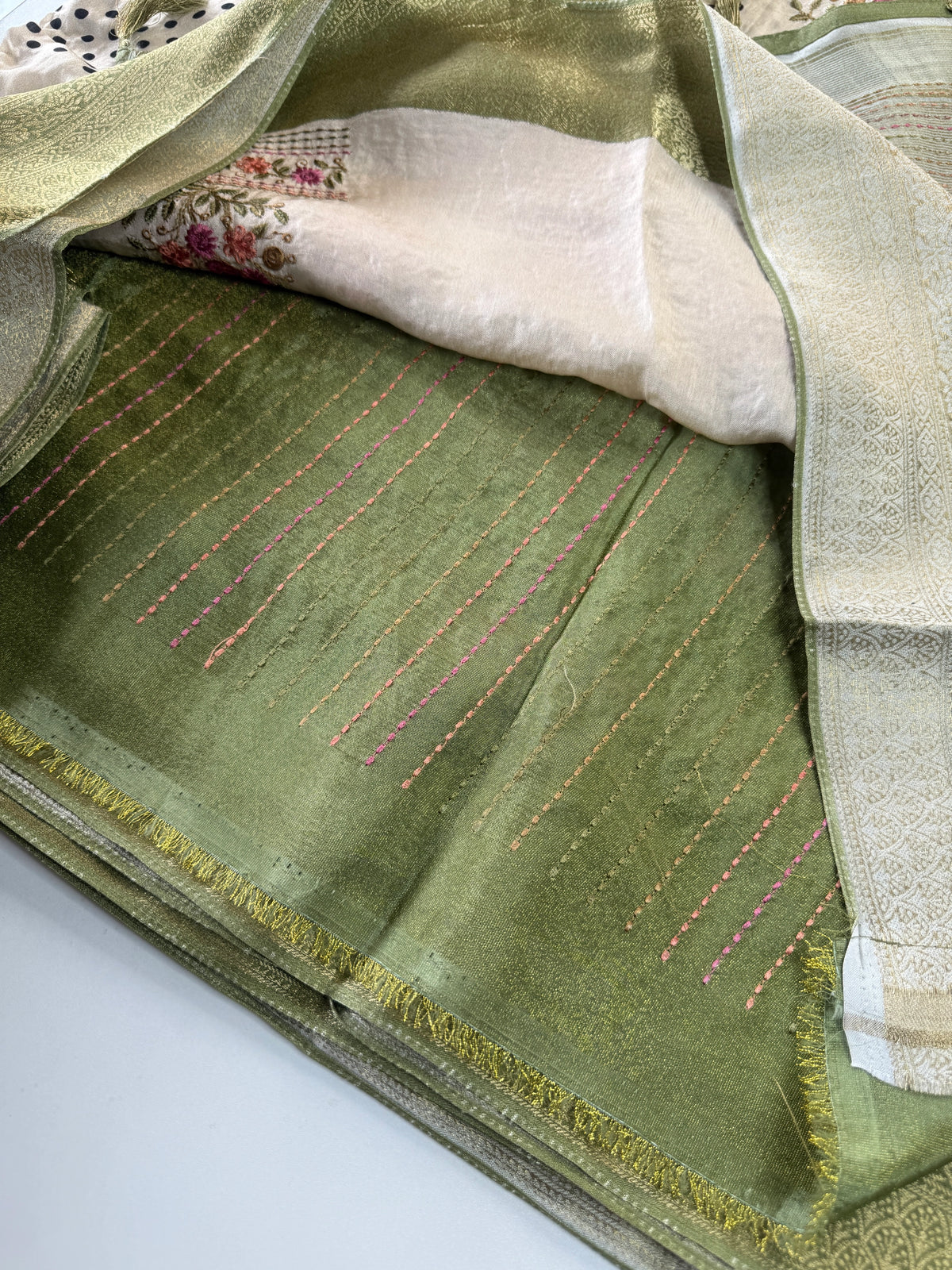 Modal silk saree / 633B