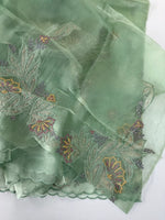 Glass Organza Saree/ 5598