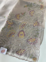 Glass Organza Saree/ 5598