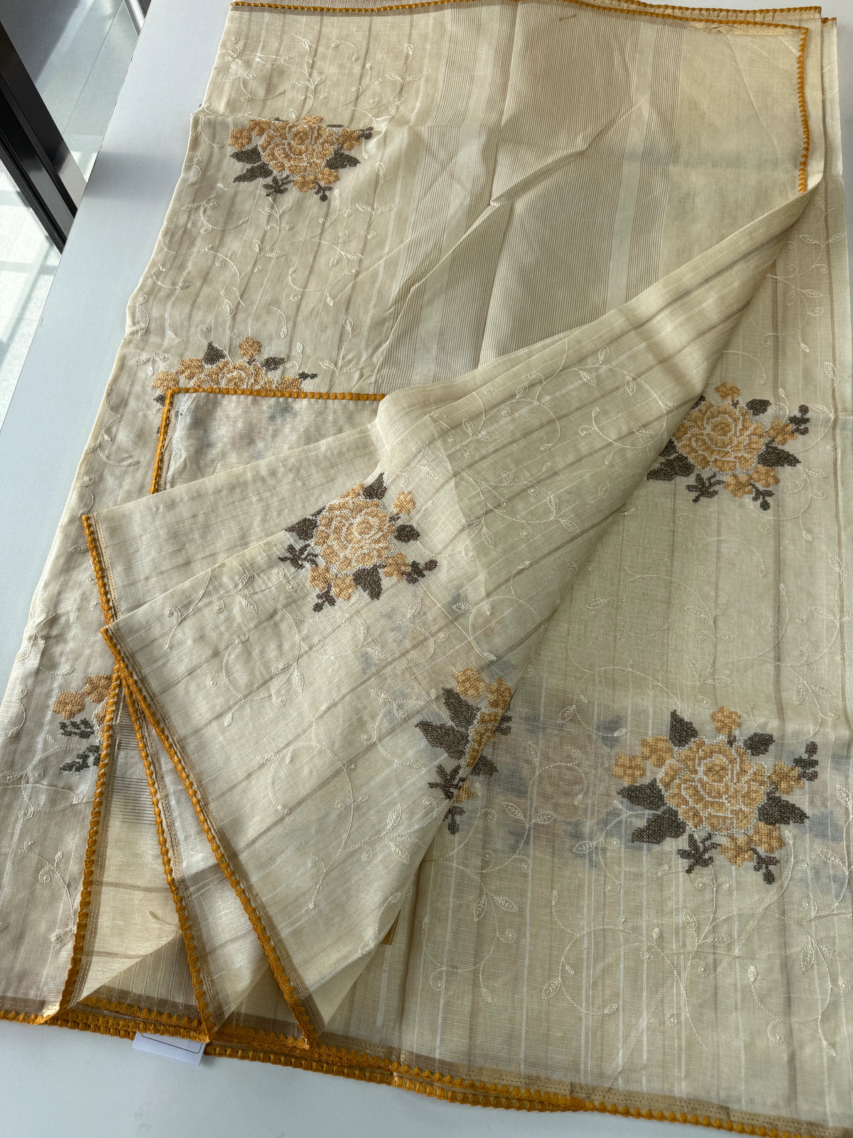 Soft Semi Tussar Saree/ 1310
