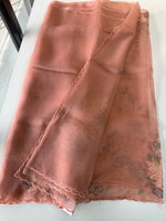 Glass Organza Saree/ 5598