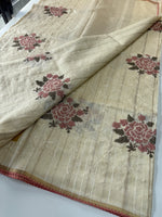 Soft Semi Tussar Saree/ 1310