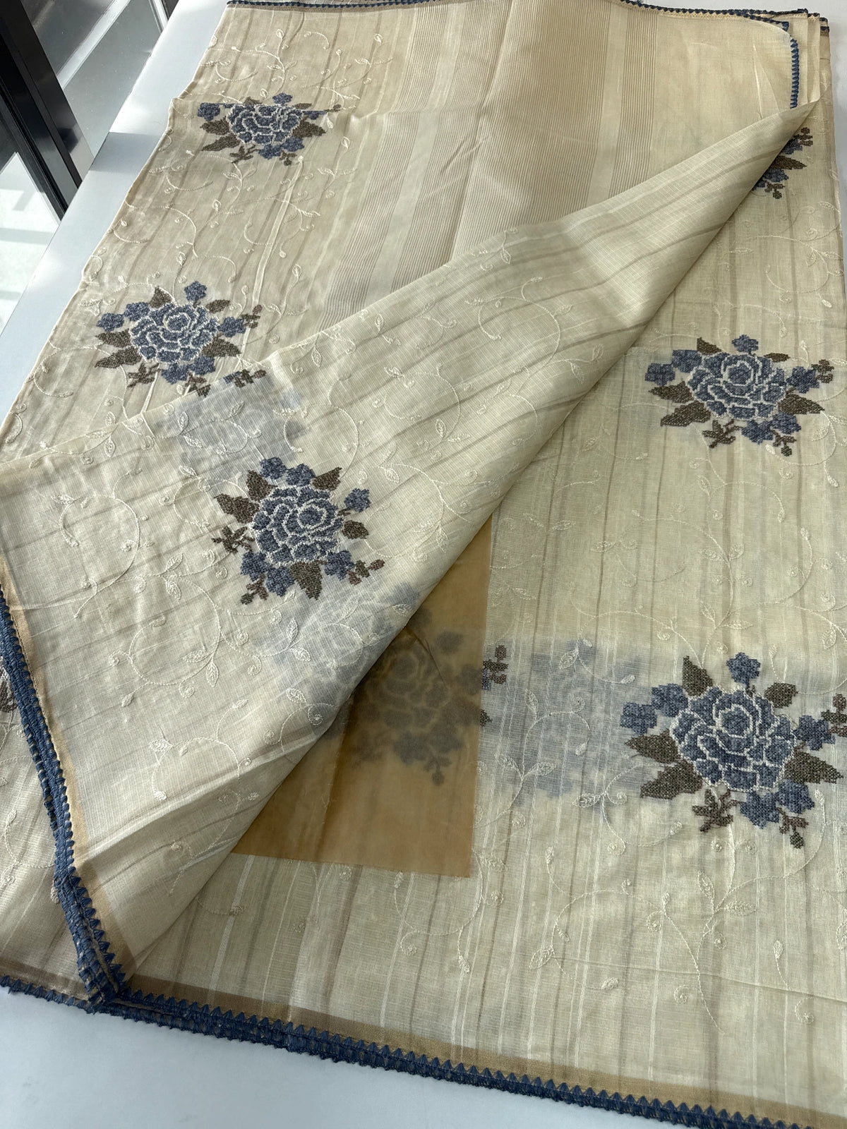 Soft Semi Tussar Saree/ 1310