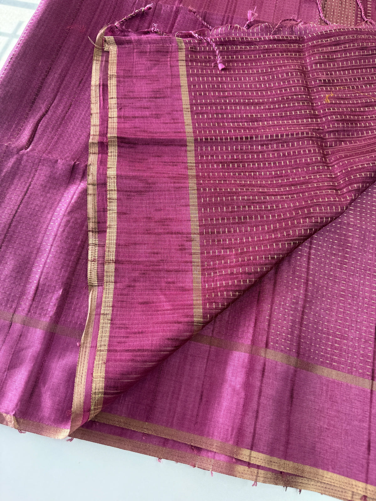 Semi matka saree/MAT12