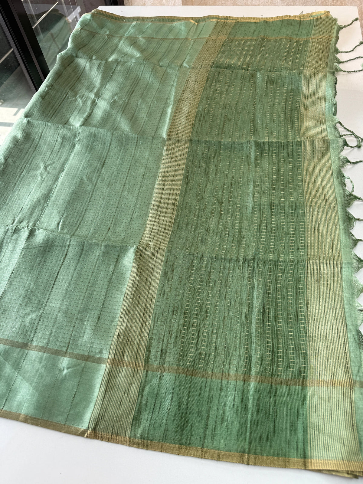 Semi matka saree/MAT12