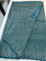 Crushed Organza Saree/ CW3166