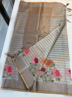 Tissue weaved Saree/ 268D