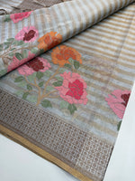 Tissue weaved Saree/ 268D