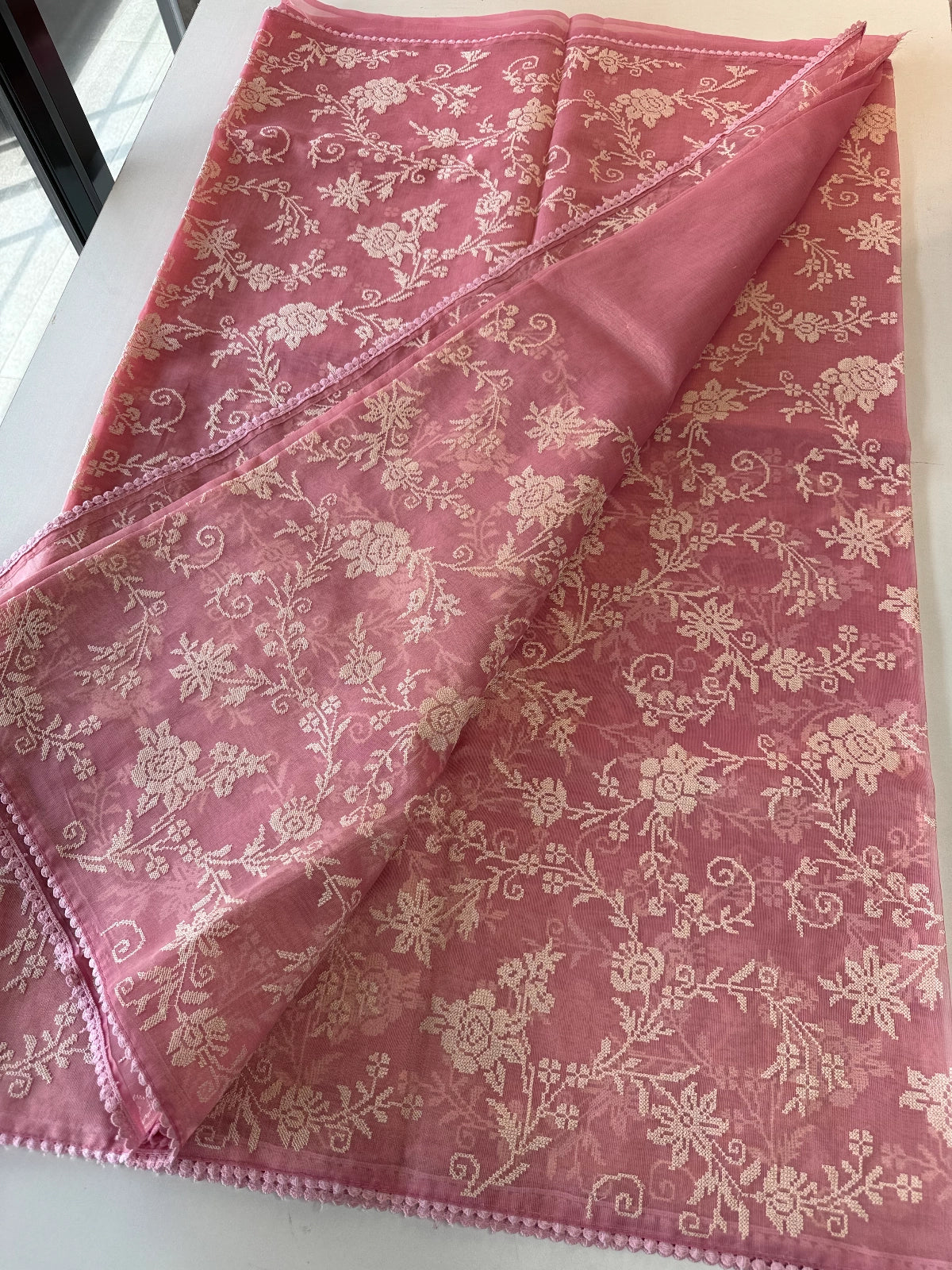 Chanderi Organza Blend Saree/ MC285