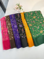 Semi Jute Saree/ 386E