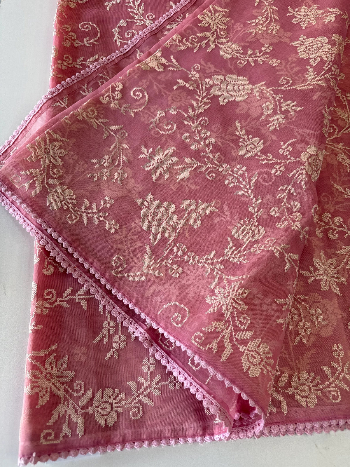 Chanderi Organza Blend Saree/ MC285