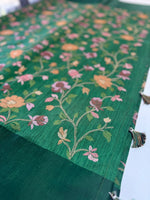 Semi Jute Saree/ 386E