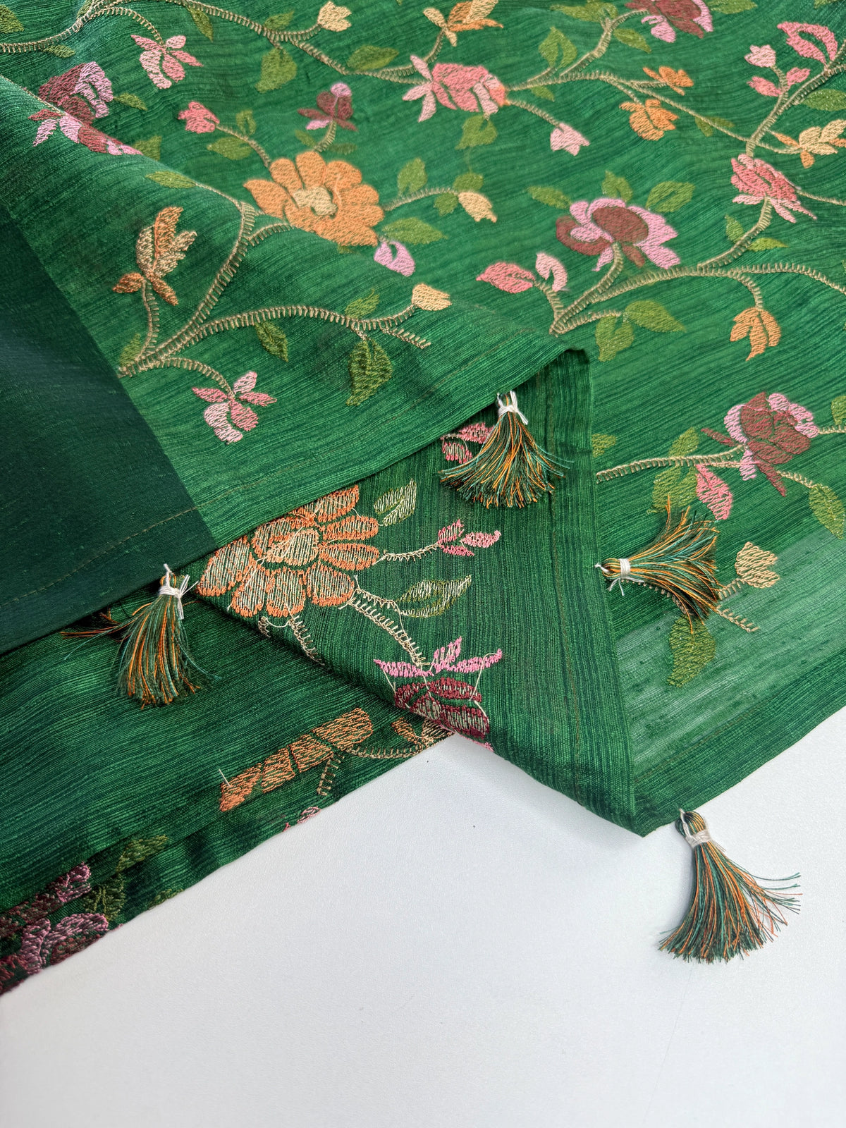 Semi Jute Saree/ 386E