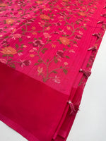 Semi Jute Saree/ 386E