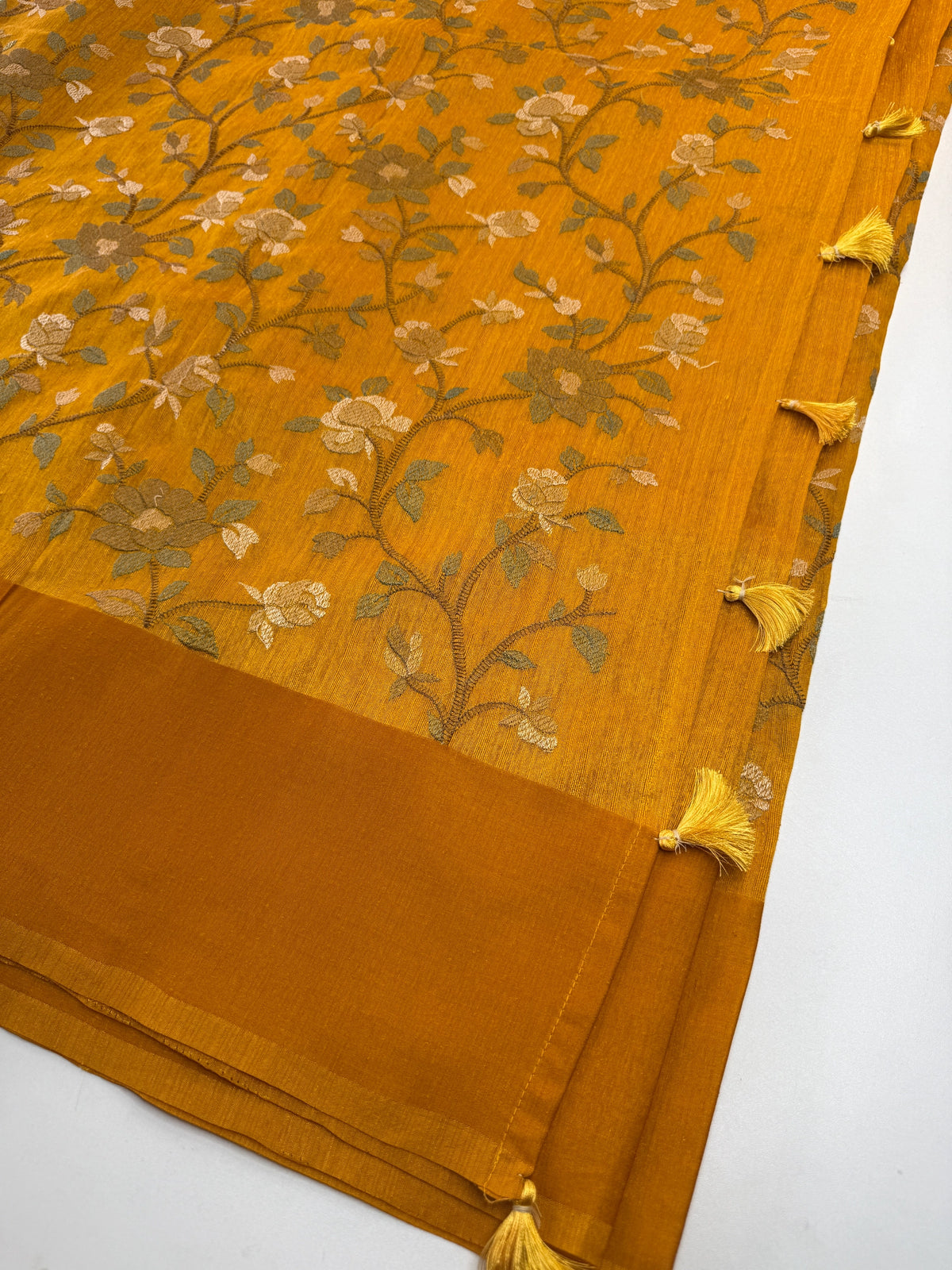 Semi Jute Saree/ 386E