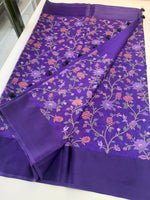 Semi Jute Saree/ 386E