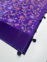 Semi Jute Saree/ 386E