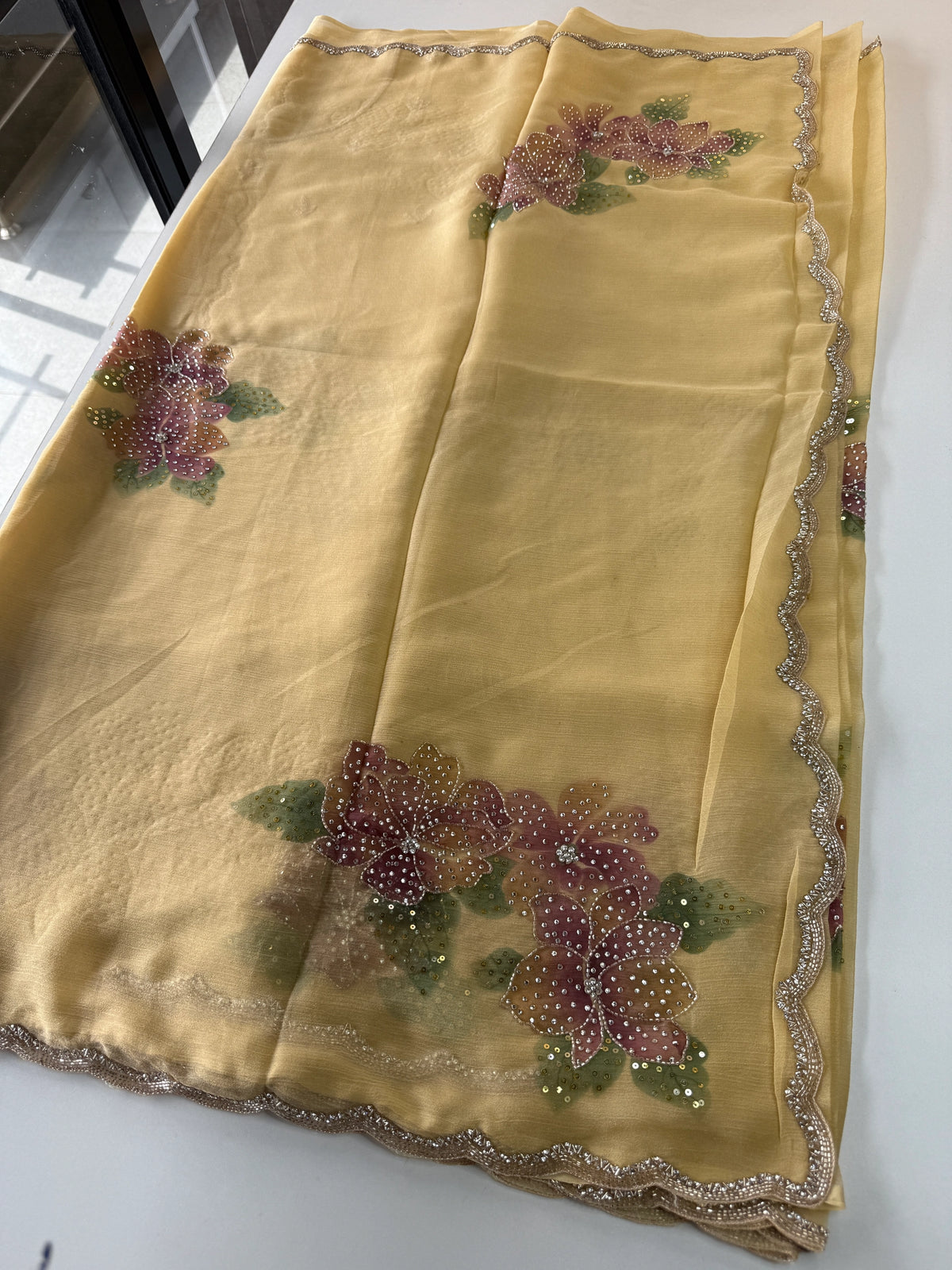 Chiffon saree/ HW409