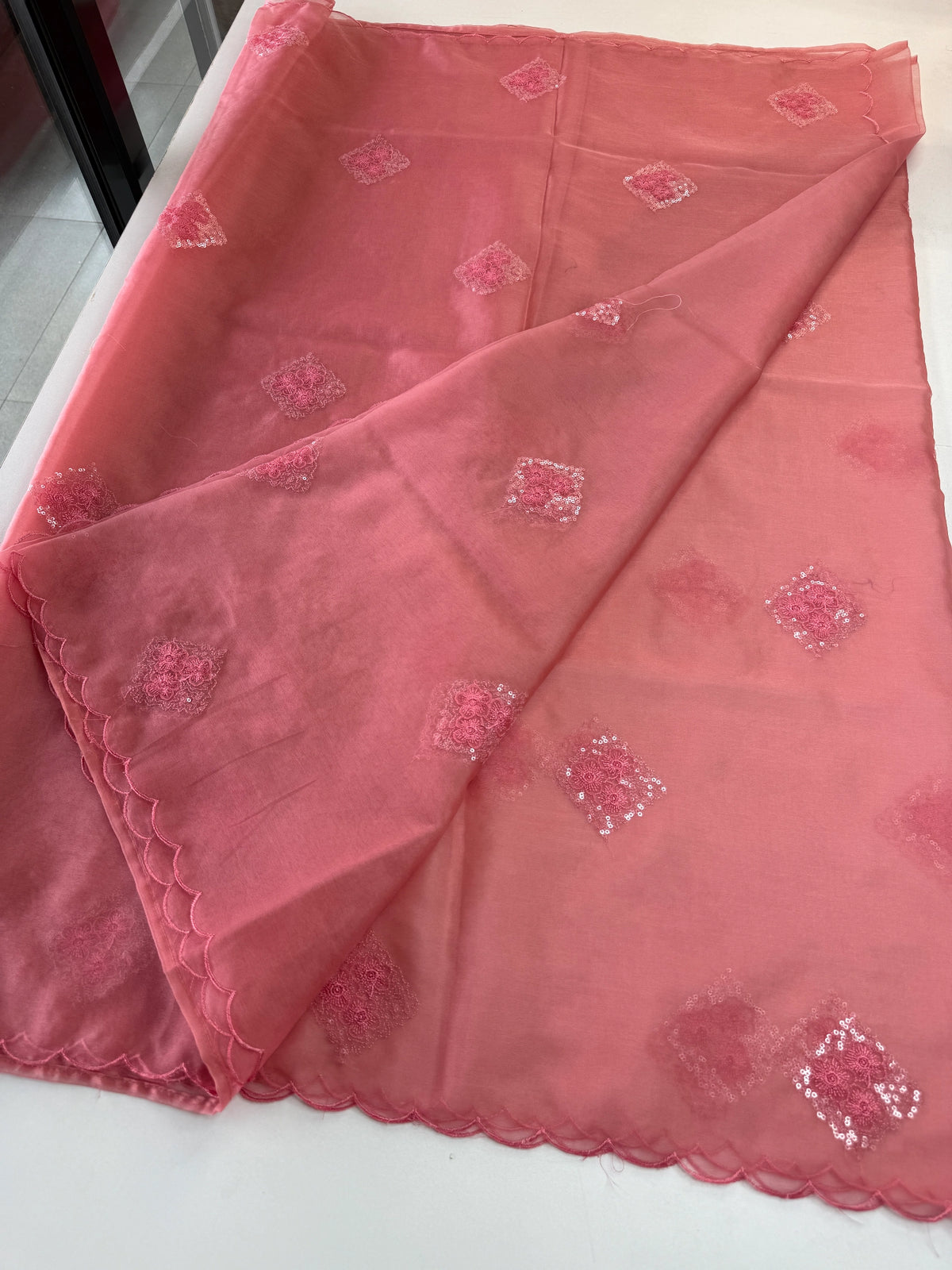 Soft Organza Saree/CW375