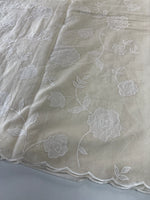 Chanderi Cotton appliqué saree / 106EFS