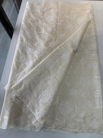 Chanderi Cotton appliqué saree / 106EFS