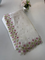 Crushed Organza Saree/ HW161