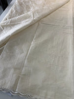 Chanderi Cotton appliqué saree / 106EFS