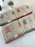 Chanderi Organza Blended Saree/ 1310