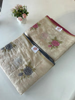 Chanderi Organza Blended Saree/ 1310