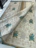 Chanderi Organza Blended Saree/ 1310